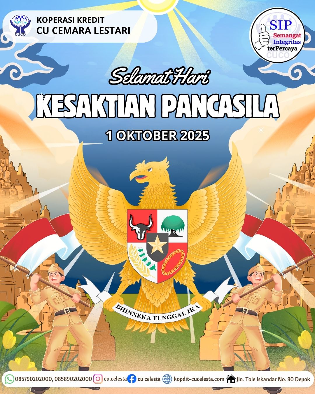 Selamat Hari Kesaktian Pancasila